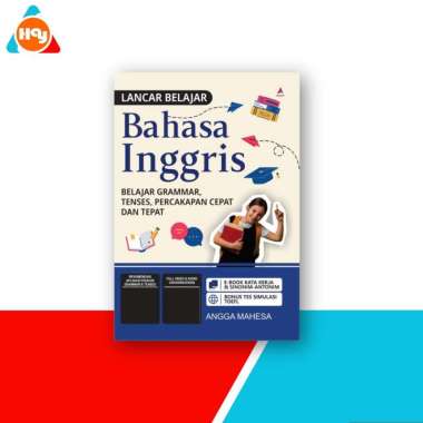 Buku Bahasa inggris,Bahasa jerman,Vocabulary Grammar Tenses Conversation - Anak Hebat Indonesia Lanc