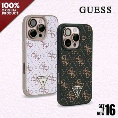 Casing For iPhone 16 - Magsafe Case PU 4G Love Guess - Original - Casing For iPhone 16 - GUESS PU Ca
