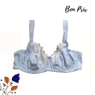 Bra Bonprix bpc Comfy Blue with White Dots 34C
