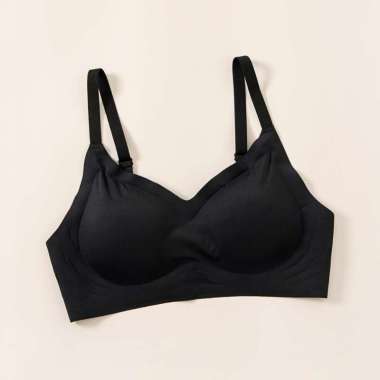 (best seller) Felancy Bra Zero Feel Seamless 071-4006B 38B/085B Black