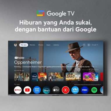 XIAOMI L-75MB-APID TV 75 INCH QLED 4K DIGITAL GOOGLE TV 60HZ (NEW KHUSUS BANDUNG)
