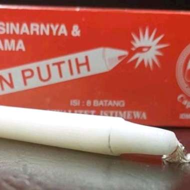 Lilin Putih Cap Panda Isi 8 Pcs