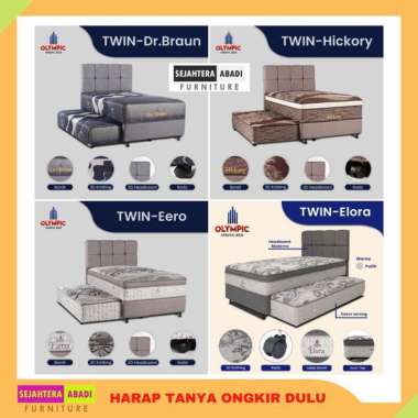 olympic springbed, 2in1 twin springbed sorong silver series Premium series spring bed teenager kids
