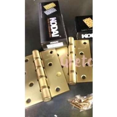 ( KODAI ) Engsel Pintu 4” Tebal Jendela Kupu Kupu 4 inch in inchi Crom Krom Stainless Stenlis Stainl