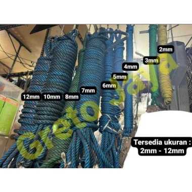 ( 6mm ) Tali Tampar Plastik Ikat Tambang Jaring Pengikat 6 mm Nylon Nilon Ngiket Iket Barang Not Spe