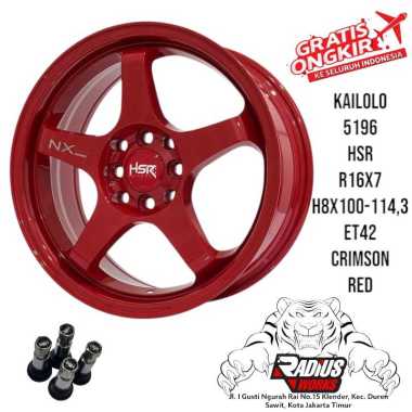 VELG HSR R16 H8 MOBIL CALYA BRIO KARIMUN JAZZ YARIS VIOS MOBILIO HSR KALILOLO R16 H8