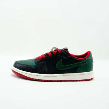 JORDAN 1 Low Retro OG Gorge Green Varsity Red W CZ0775 036 ( 100% Authentic ) 41