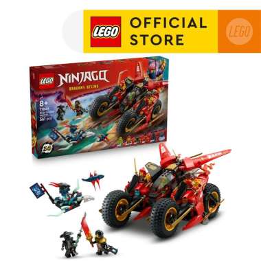 LEGO Ninjago 71844 Ninja Combat Vehicle (561 Pieces), Mainan, Building Block, Toys