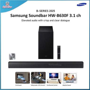 SAMSUNG SOUNDBAR HW-B630F 3.1 CHANNEL SOUNDBAR WITH SUBWOOFER