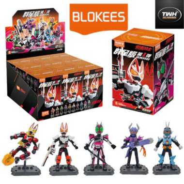 [BLOKEES ID X TWH] MAINAN FIGUR BLOKEES KAMEN RIDER GALAXY VERSION 1 GEATS DECADE FEVER BUFFA GOTCHA