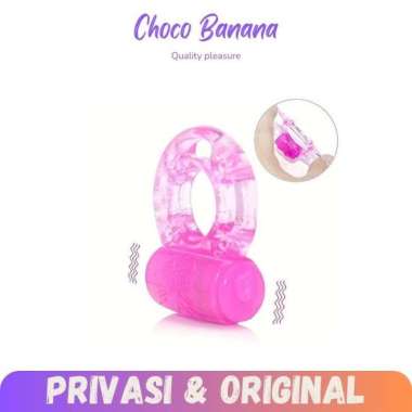 Cock ring p*nis ring getar kuat murah- choco banana