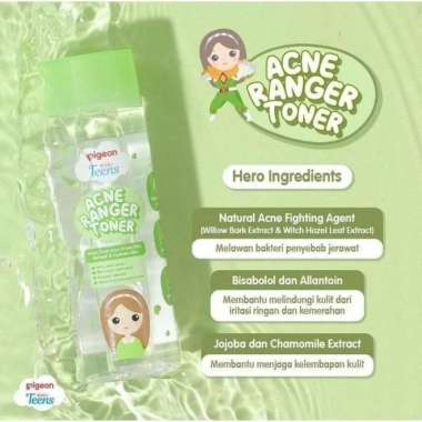 PIGEON Teens Acne Ranger Series | Skincare Perawatan Wajah TONER 100ML