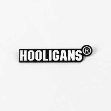 HOOLIGANS ENAMEL PIN BRAND