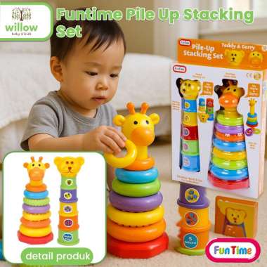 Mainan Motorik Anak - Funtime Pile Up Stacking Set