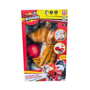 Mainan Emco Boxing Buddies Interactive Plush Boxing Hand Puppets Kangaroo