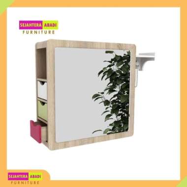 Meja Rias minimalis, cermin wastafel, cermin Rias Dinding Drezz Sonoma ProDesign