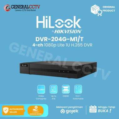 HILOOK DVR-204G-M1/T DVR 4 CHANNEL HILOOK TURBO HD AUDIO DVR 1080P