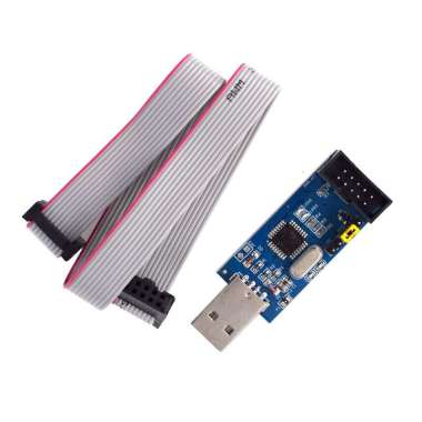 51 MCU Download Line AVR USBasp Downloader USB ISP Programming Burner With Line