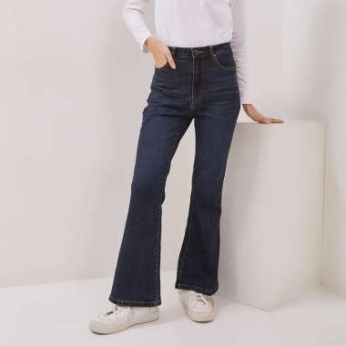 DUST Celana Vintage Cutbray Jeans Adisti Blue (D. 3832) S