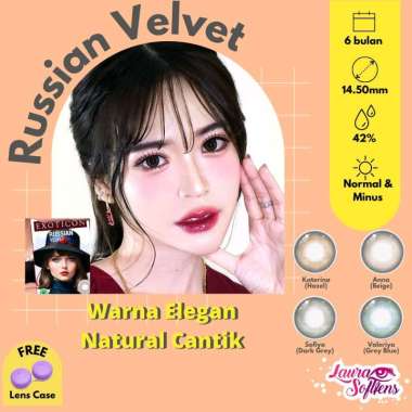 New Russian Velvet Softlens Exoticon Sofiya Dark Anna Beige Katerina Hazel Valeriya Grey Blue Normal