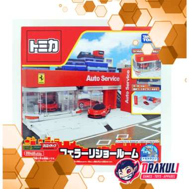 Toys Tomica World Town Ferrari Showroom