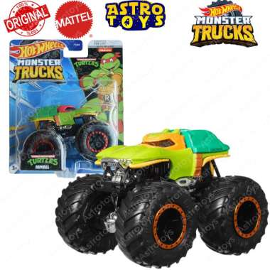 Hot Wheels Monster Truck TMNT Raphael Teenage Mutant Ninja Turtle Theme 1:64 / Mainan Anak Diecast M