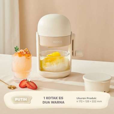 ECOCO Ice Shaving - Serutan Es Manual Penghancur Es Portable Mesin Serut Es Tanpa Listrik Alat Pembu