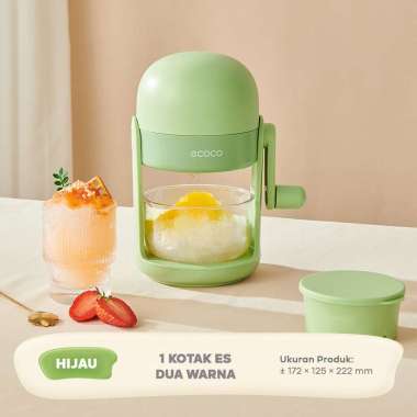 ECOCO Ice Shaving - Serutan Es Manual Penghancur Es Portable Mesin Serut Es Tanpa Listrik Alat Pembu