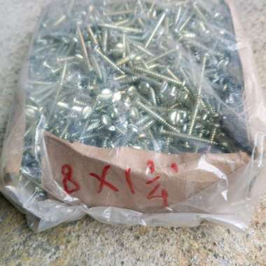 30 bh Sekrup Philip PH #8 x 1-1/4" Self Tapping Screw (-)