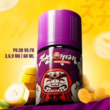 TOKYOMAN TOKYO BANANA RAISIN 60ML 3MG 6MG BY JVS LABZ, Rasa Liquid Vape 6MG