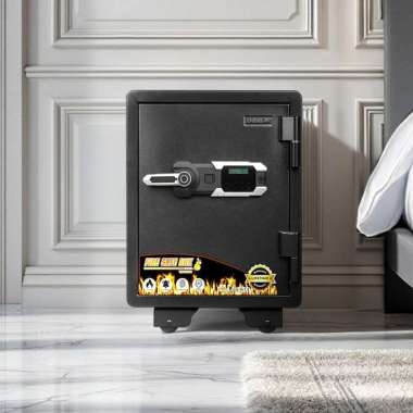 Krisbow Brankas Tahan Api 47x48x60 Cm Trfs600 - Hitam