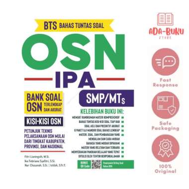 Buku BTS Bahas Tuntas Soal OSN IPA, IPS, Matematika SMP/MTs IPA
