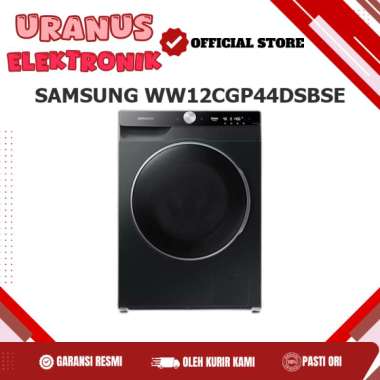 SAMSUNG WW12CGP44DSBSE MESIN CUCI FRONT LOADING 12 KG AI WASH ECOBUBBLE SPACEMAX WW12CGP44DSBSE WW12