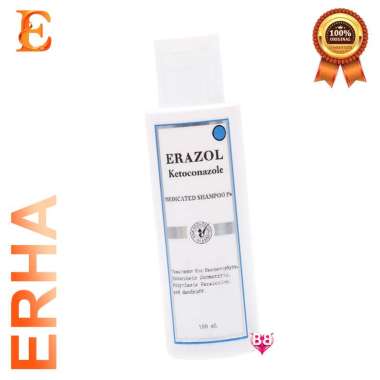 Erha Erazol Medicated Shampoo (dermatitis seboroik / ketombe) Original 100 ml