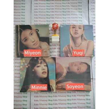 (G)I-DLE Gidle Heat Digipack Official Album SEALED Yuqi,READY STOCK
