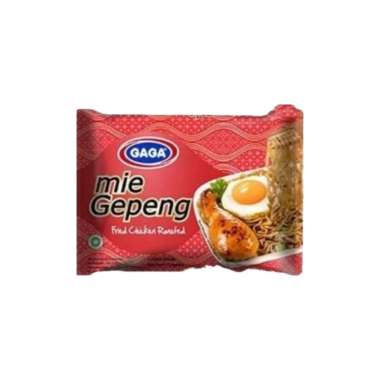 Promo Harga Gaga Mie Gepeng Fried Chicken Roasted 75 gr - Blibli
