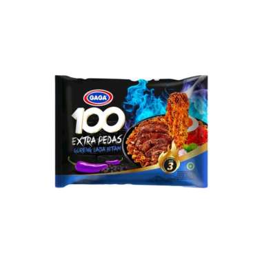 Promo Harga Gaga 100 Extra Pedas Goreng Lada Hitam 85 gr - Blibli