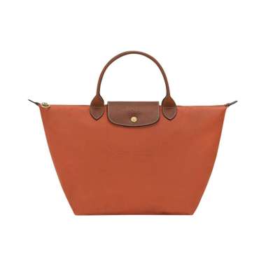Longchamp Le Pliage Original Medium Top Handle Bag Brick
