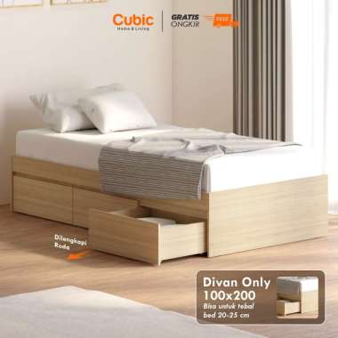 Cubic Dipan Kasur 100 X 200 / Ranjang Tempat Tidur / LUNA BD 100 100 X 200 (Dipan)