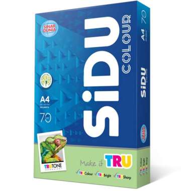 SIDU Kertas HVS Warna A4 70gr Copier 1 Rim (500 Lembar) Kertas Hvs A4 Kertas Fotocopy Hijau