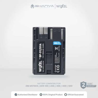 WIXEL Baterai Kamera BP-511 / BP-511A for Canon EOS 5D / 10D / 20D / 30D / 40D / 50D / G1 / G2 / G3