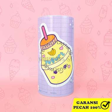 TECHNOPLAST Coin Bank Jumbo / Celengan Plastik 152 X 300 Mm NINJA SOCCER YOGURT