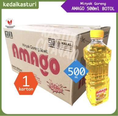 Amago 500mL Minyak Goreng Sunco - 1 Karton x 24 Botol