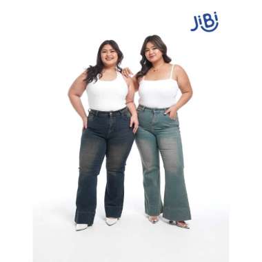 JIBI | Fancy Cutbray Jeans - Jeans Cutbray - Cutbray Jeans Wanita XXL Bio Light