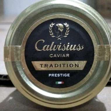 Caviar Tradition prestige white sturgeon - Telur ikan | calvisius 25 gr