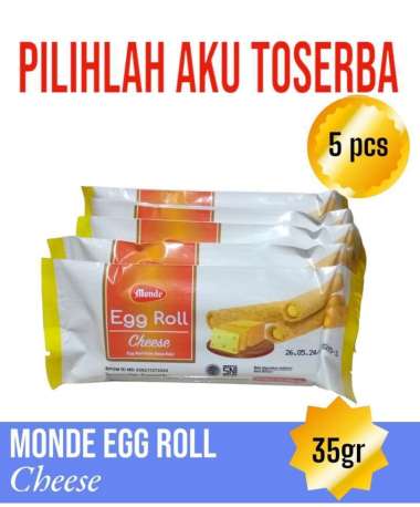 Biskuit Monde EGG ROLL CHEESE 35 gr - ( HARGA 5 pcs )