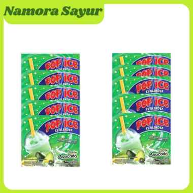 Pop Ice Es Blender Rasa Alpukat 1 Renceng  I Flavour Avocado