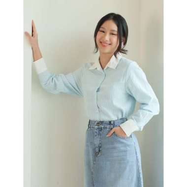 EXIT Iyera Blouse 112.51975.41 S Biru