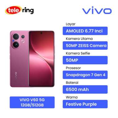 HP VIVO V60 5G 12/512GB PURPLE