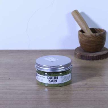 Daun Kari Bubuk - Curry Leaves Powder - High Quality Herbs Powder by Jamu Gendul 88 Plastic Jar